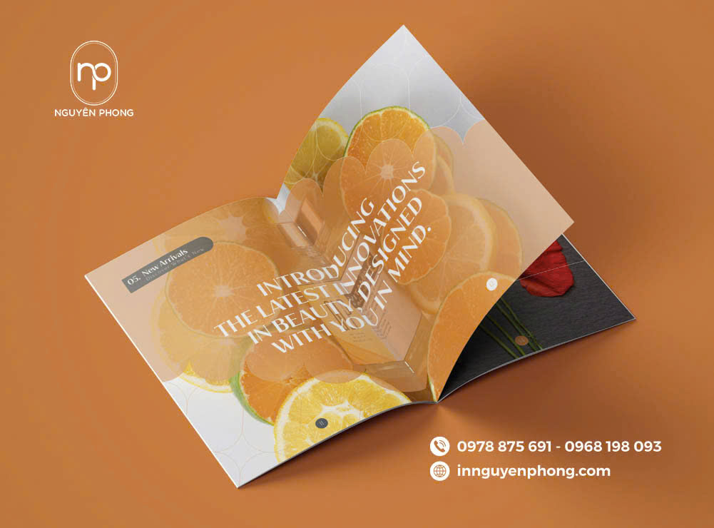 Phong cách thiết kế tương tác catalogue 